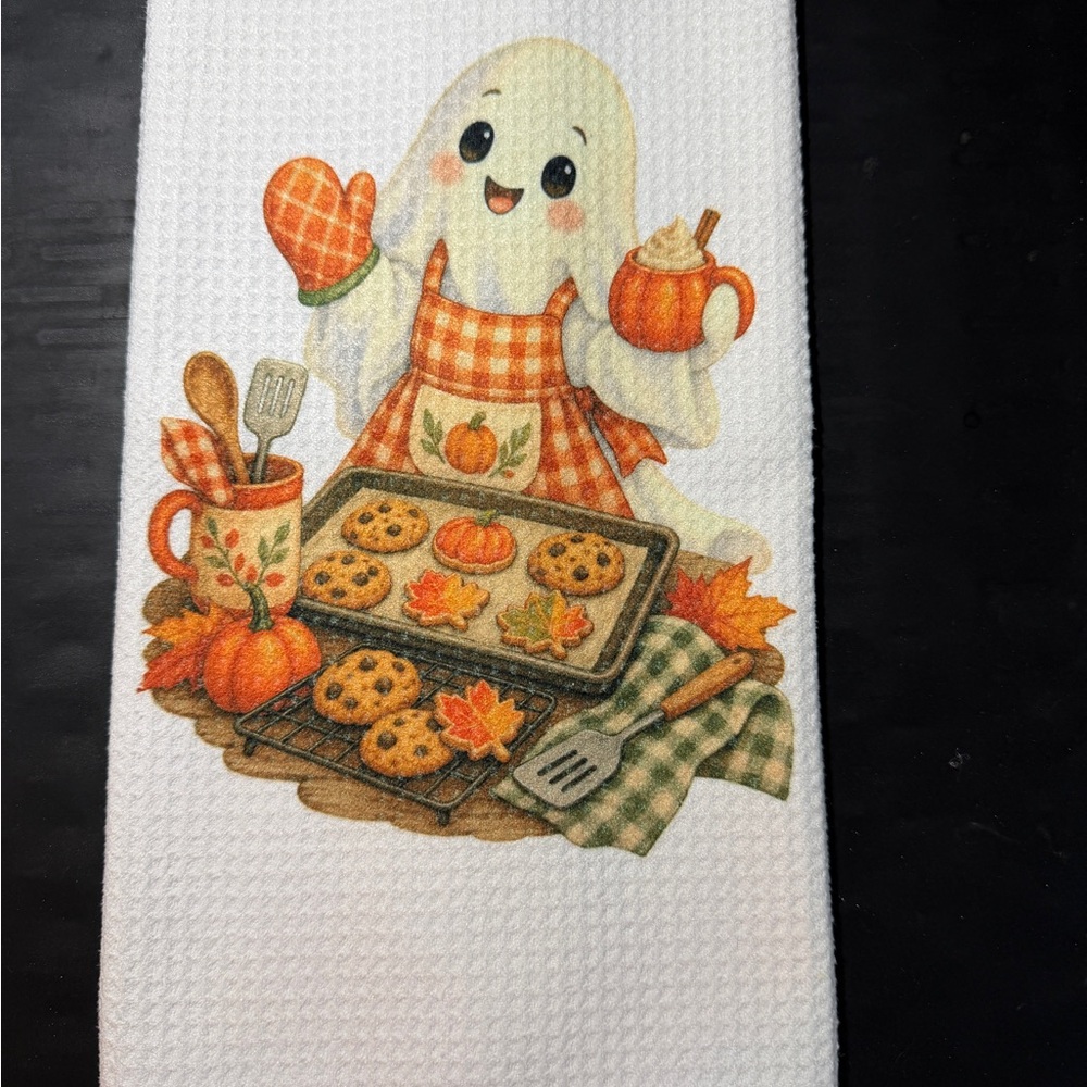 New Cute Halloween Ghost Kitchen Towel